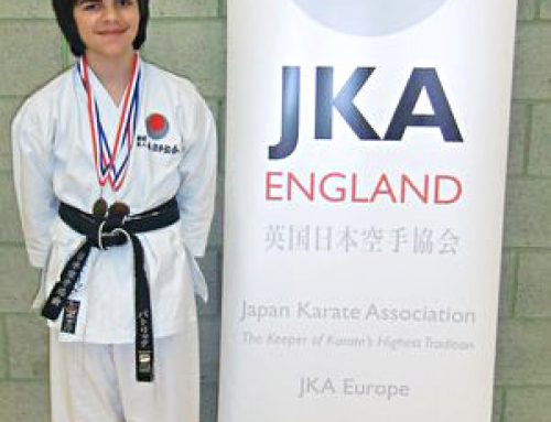 Patrick Wins Gold for Kata and Bronze for Kumite at the Lewisham Club Competition